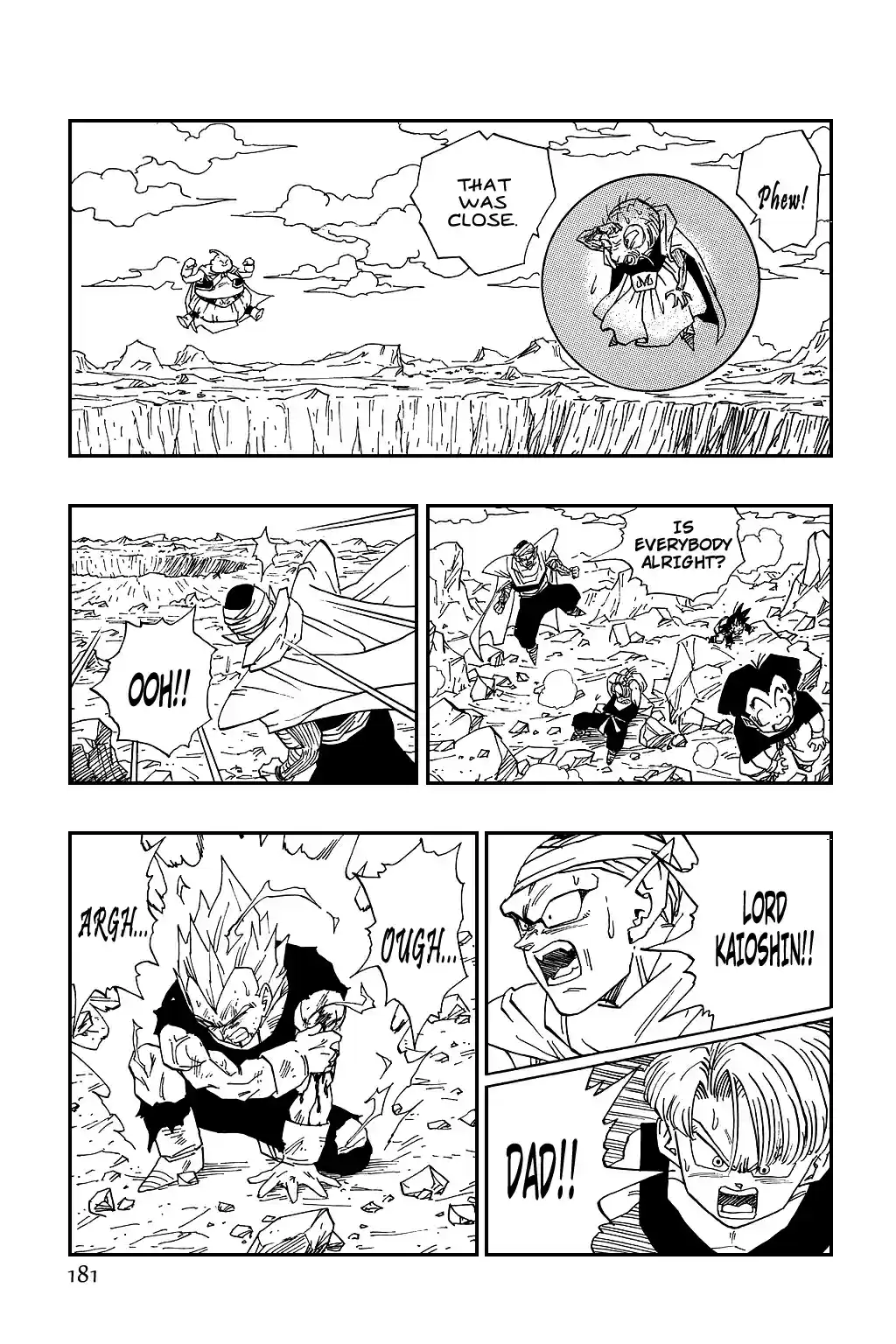 Dragon Ball Vol. 39 Ch. 465 Majin Buu Gets Angry.