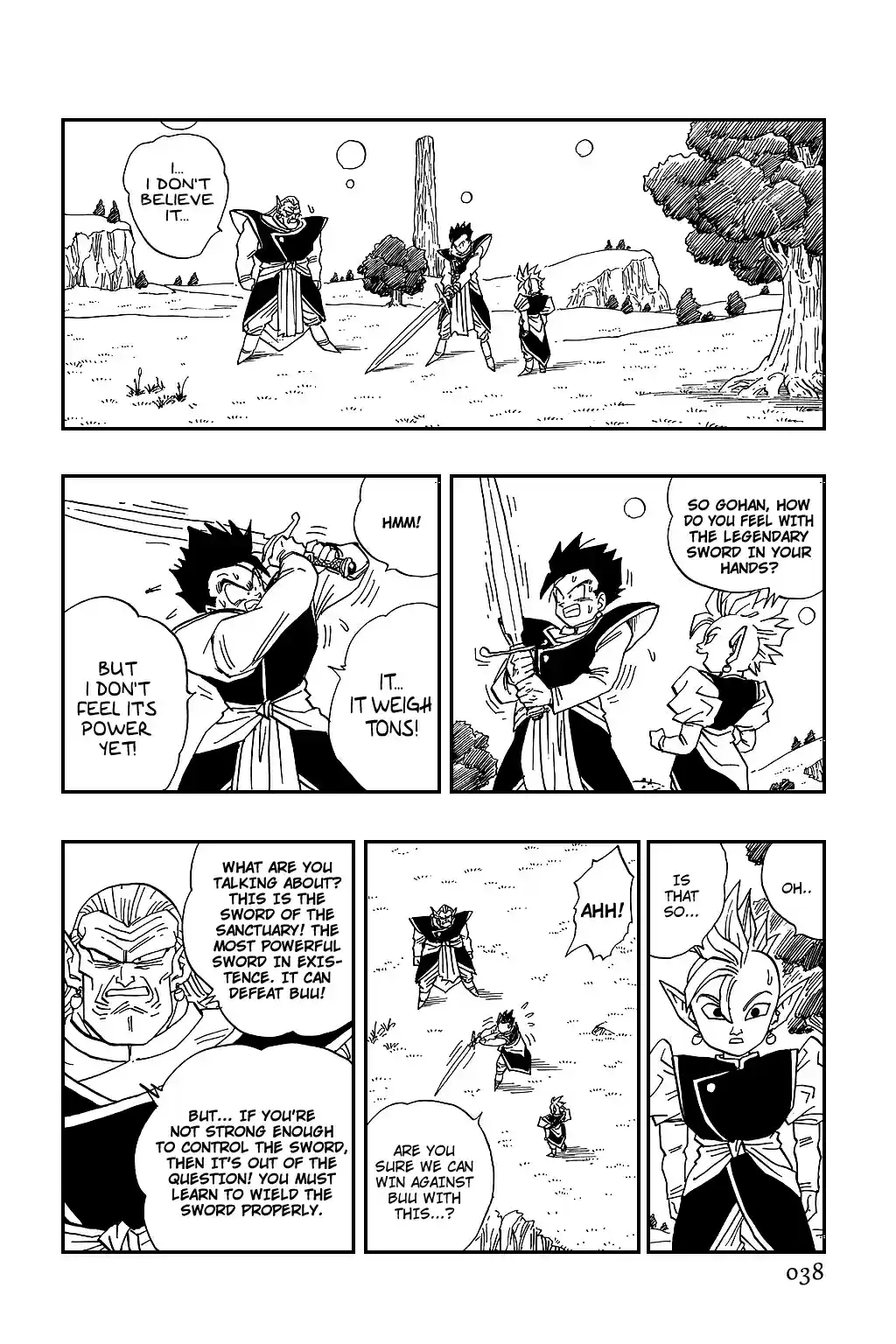 Dragon Ball Vol. 39 Ch. 472 The Z Sword