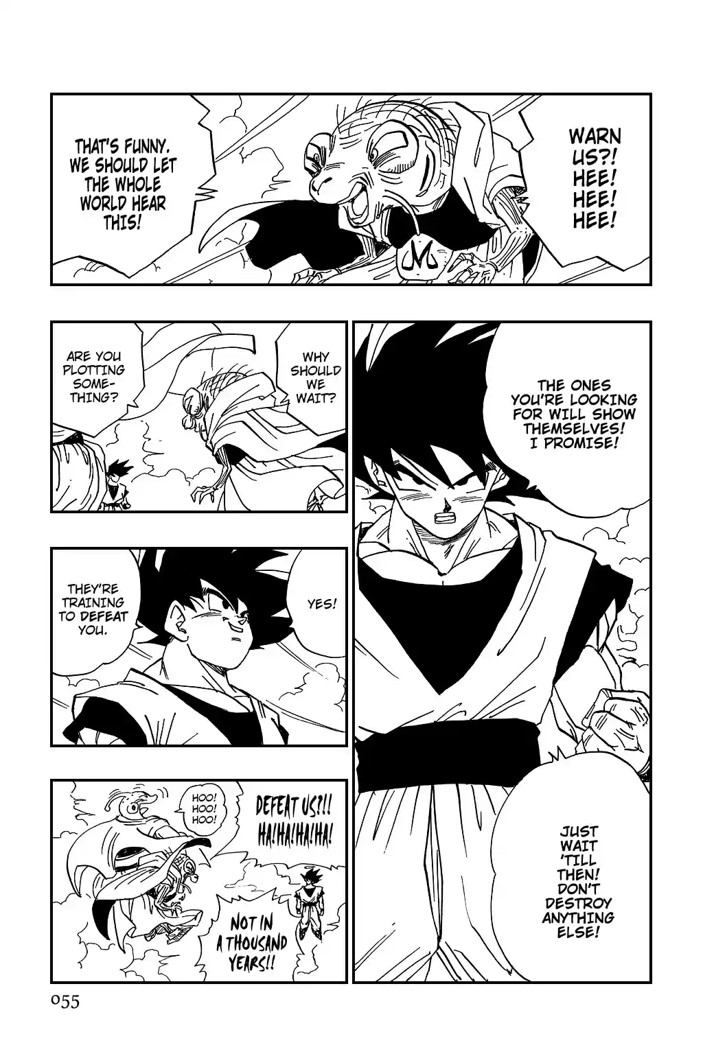 Dragon Ball Vol. 40 Ch. 473 Son Goku Contacts Majin Buu!
