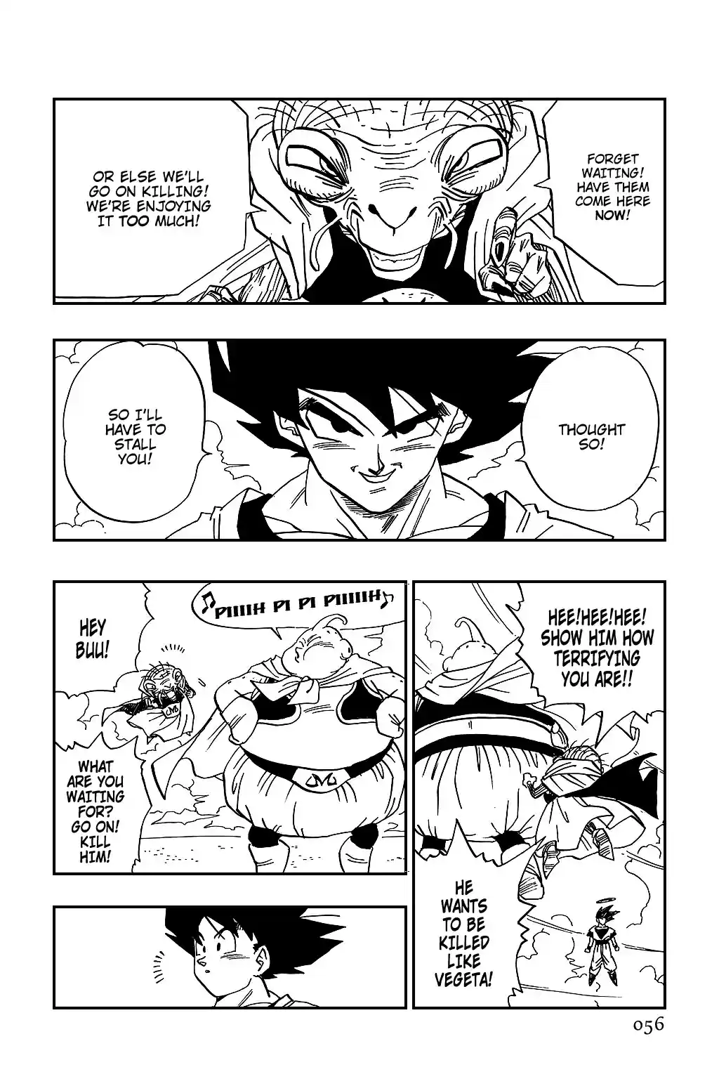 Dragon Ball Vol. 40 Ch. 473 Son Goku Contacts Majin Buu!