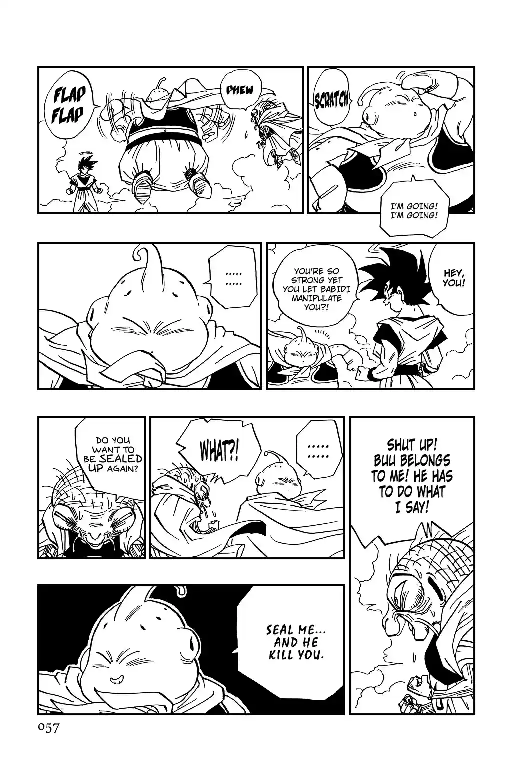 Dragon Ball Vol. 40 Ch. 473 Son Goku Contacts Majin Buu!