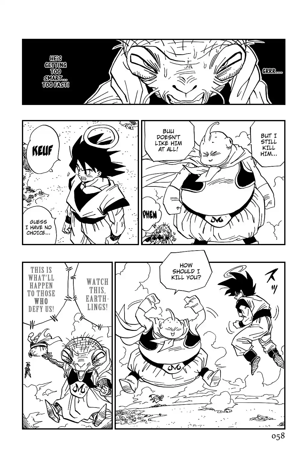Dragon Ball Vol. 40 Ch. 473 Son Goku Contacts Majin Buu!