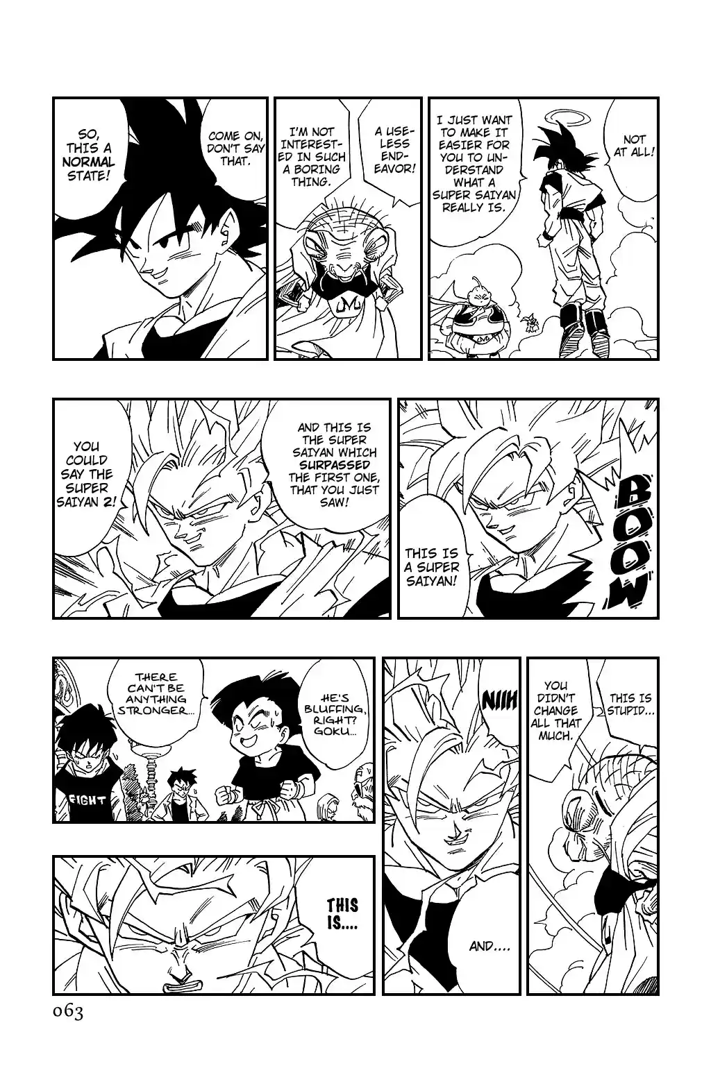 Dragon Ball Vol. 40 Ch. 474 The Limit!! Super Saiyan 3