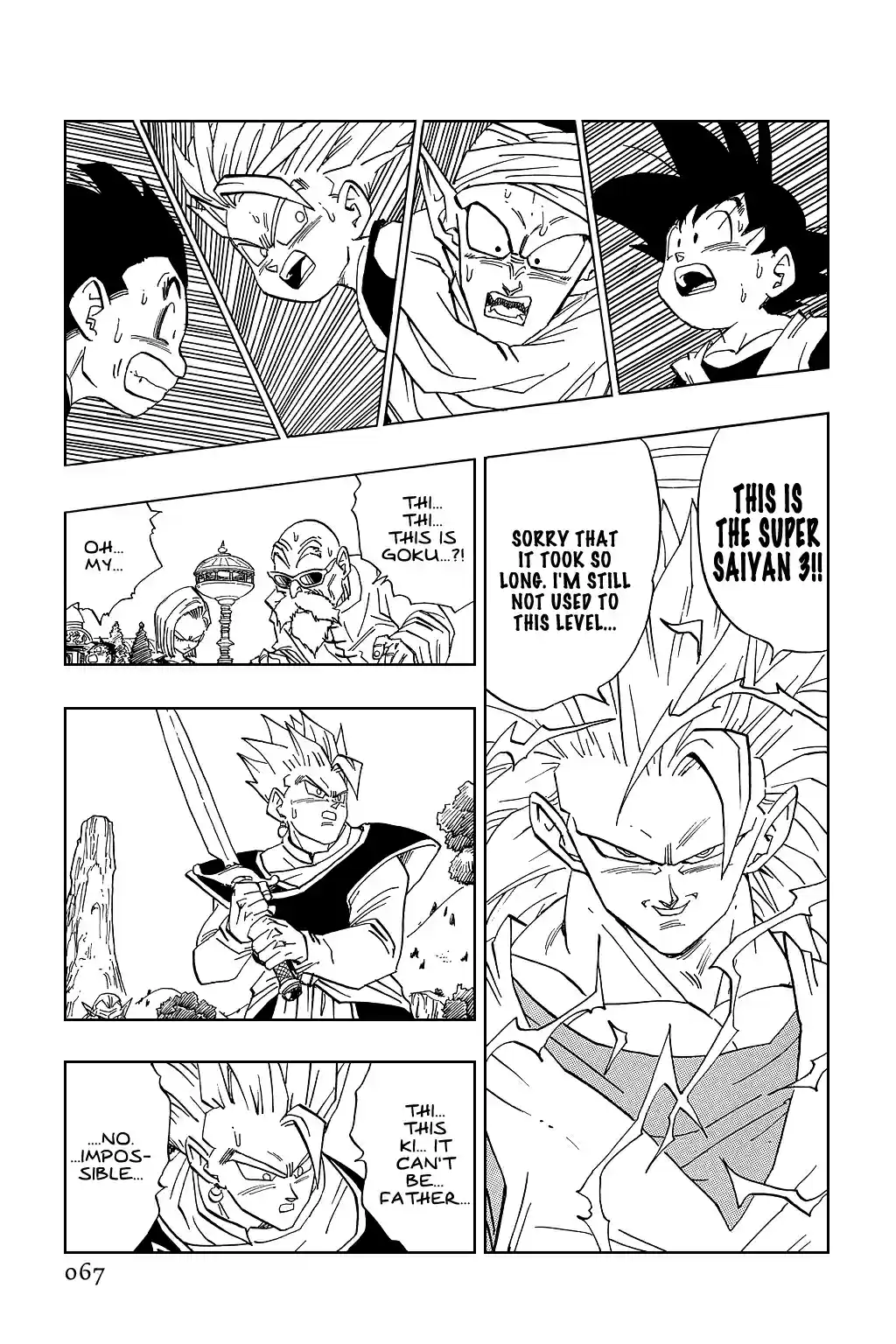 Dragon Ball Vol. 40 Ch. 474 The Limit!! Super Saiyan 3