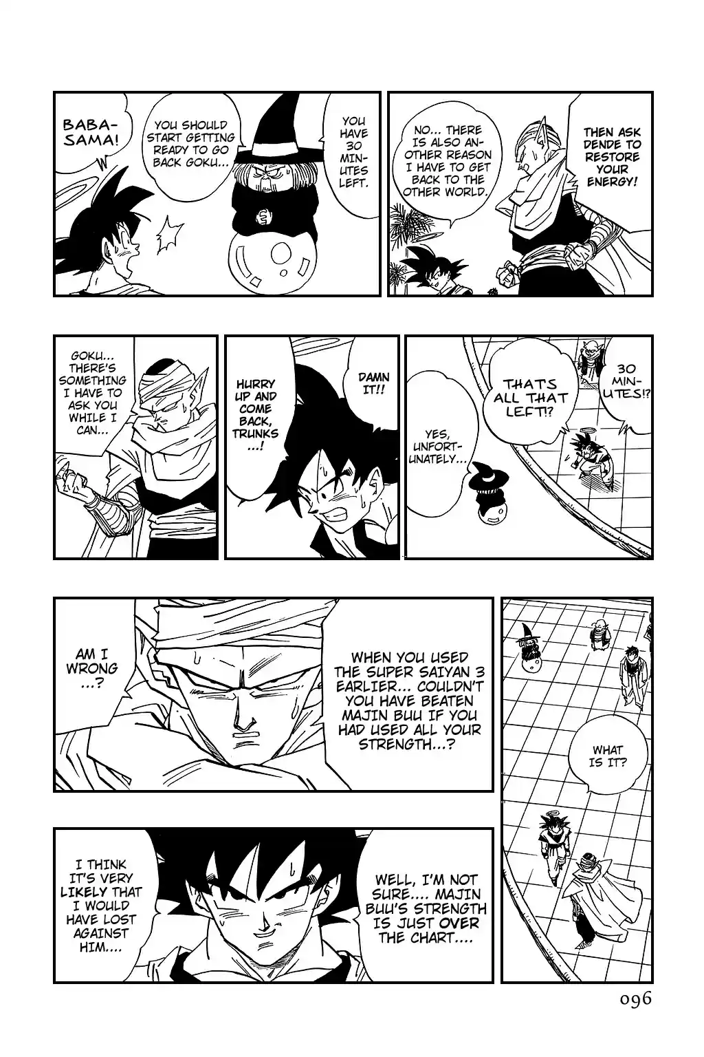 Dragon Ball Vol. 40 Ch. 476 Son Goku's Remaining Time