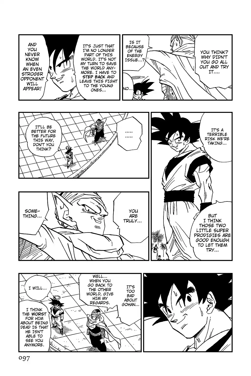 Dragon Ball Vol. 40 Ch. 476 Son Goku's Remaining Time