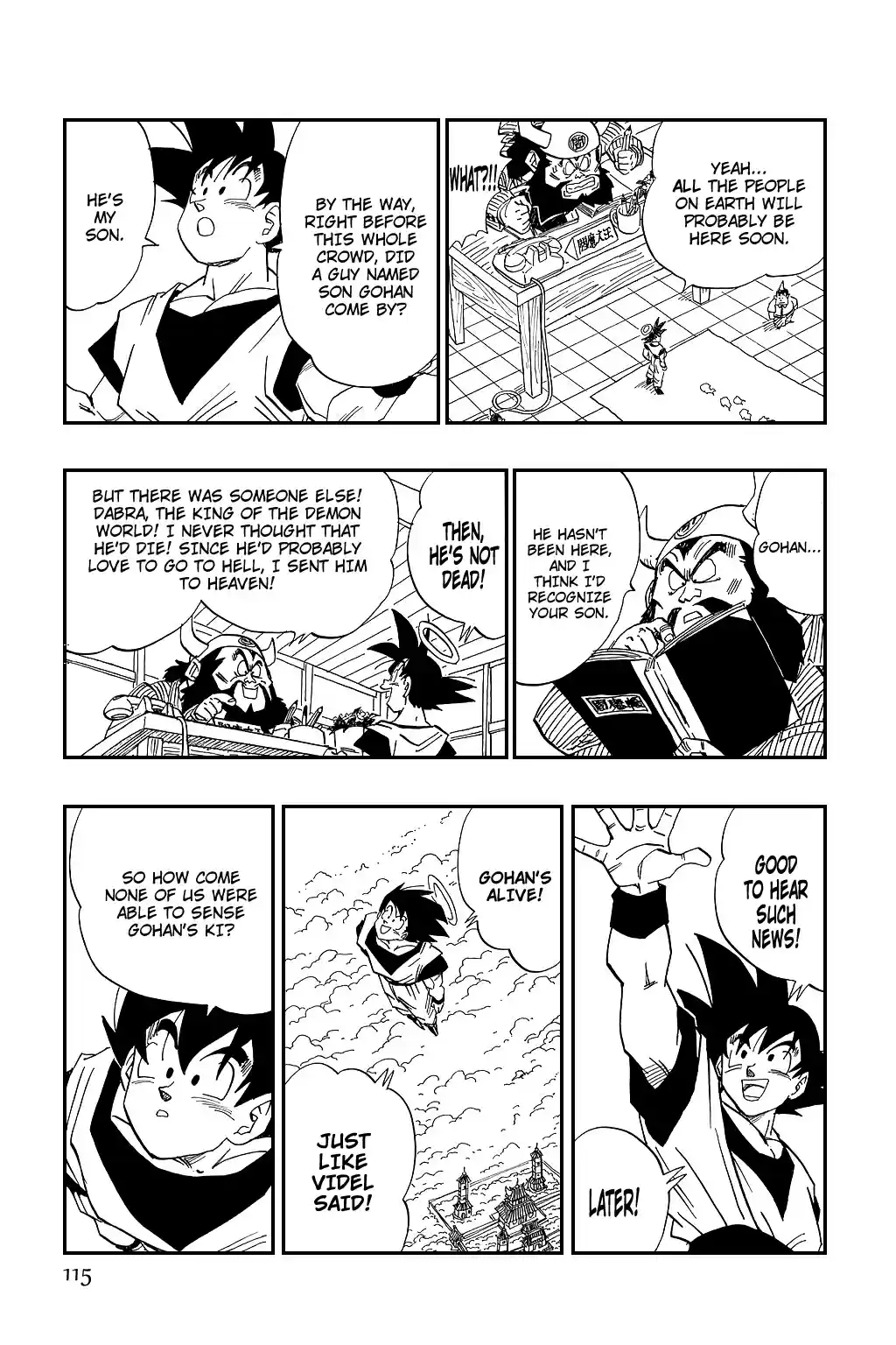 Dragon Ball Vol. 40 Ch. 478 Son Gohan's Whereabouts