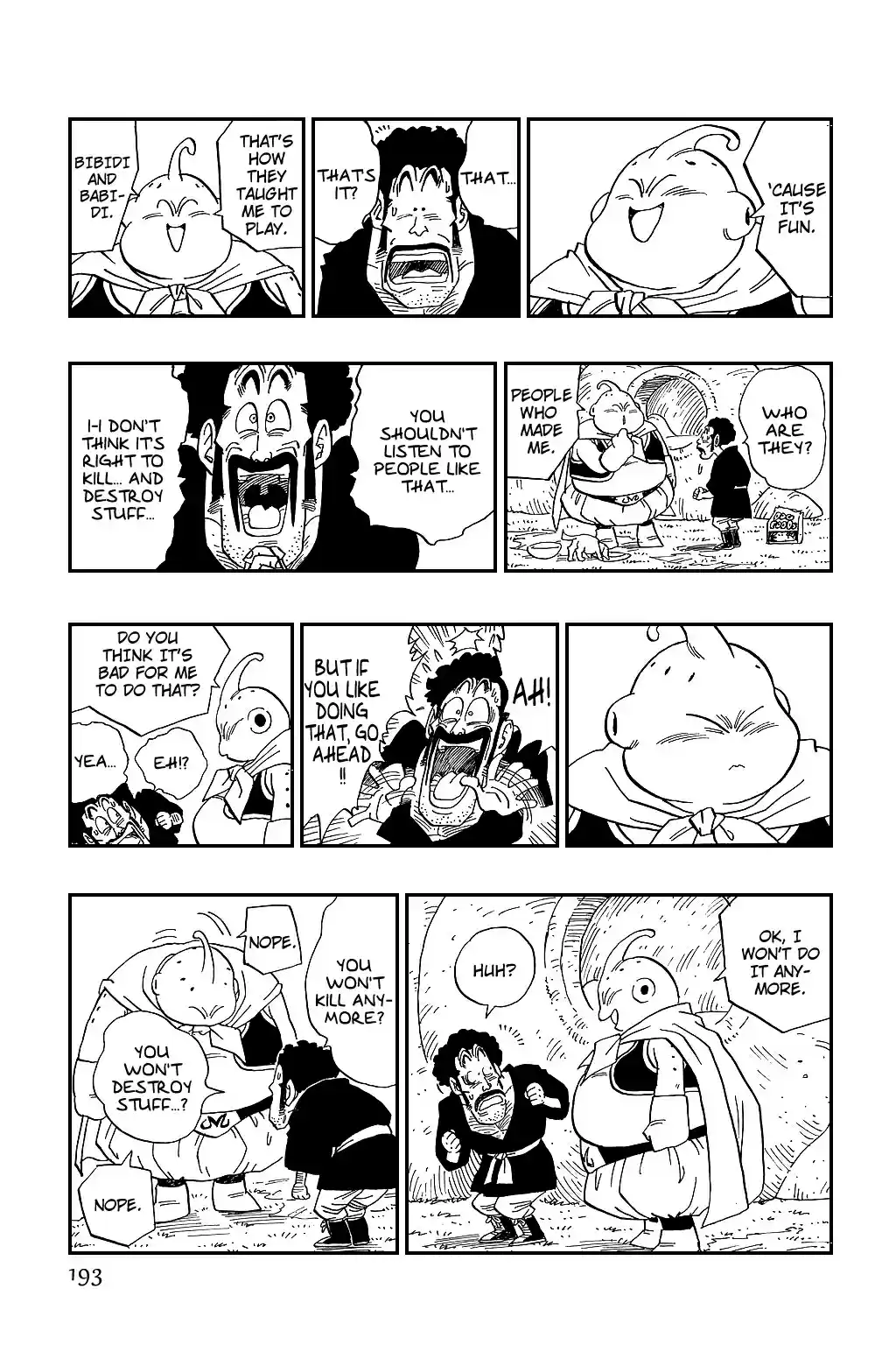 Dragon Ball Vol. 40 Ch. 483 Majin Buu and Friends