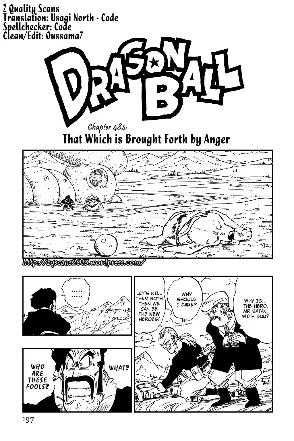 Dragon Ball Vol. 40 Ch. 484 That Which is Brought Forth by Anger