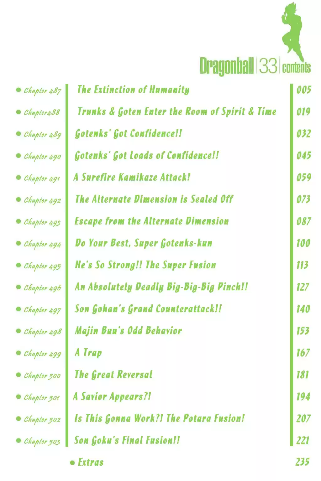 Dragon Ball Vol. 40 Ch. 487 The Extinction of Humanity