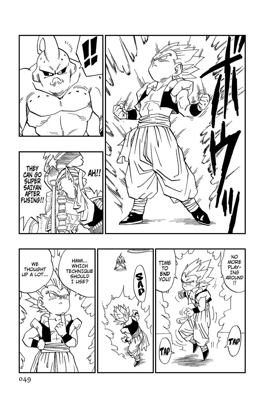 Dragon Ball Vol. 40 Ch. 490 Gotenks' Got Loads of Confidence!!