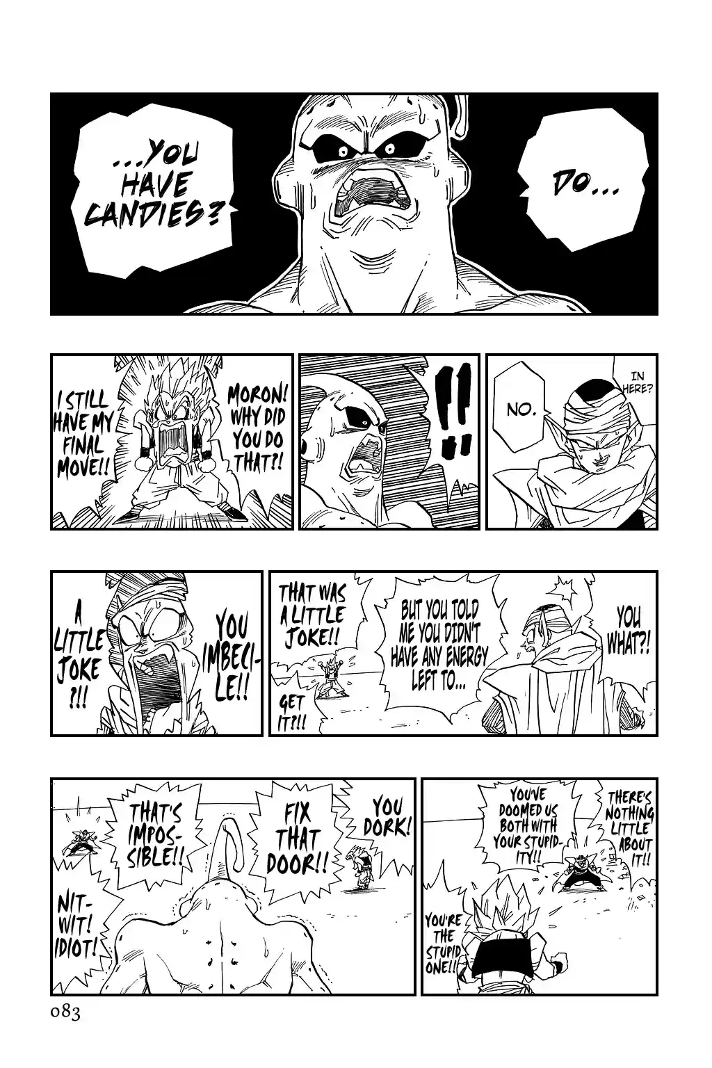 Dragon Ball Vol. 40 Ch. 492 The Alternate Dimension is Sealed Off