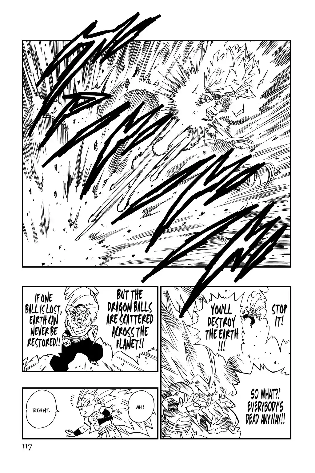 Dragon Ball Vol. 40 Ch. 495 He's So Strong!! The Super Fusion