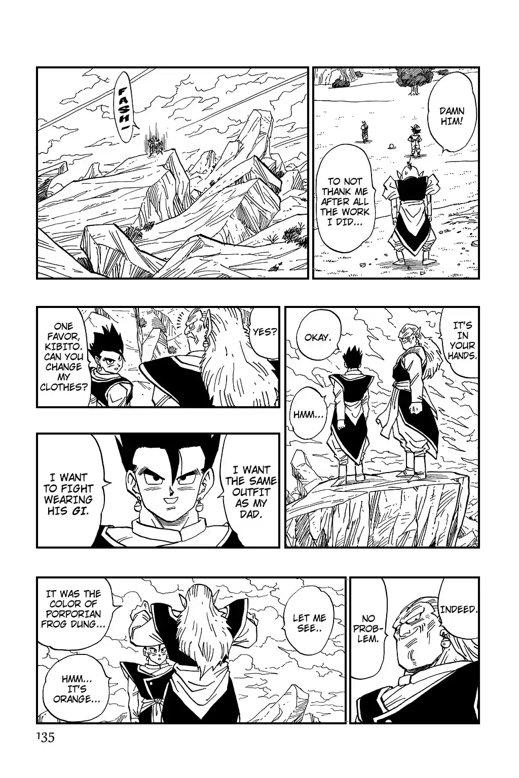 Dragon Ball Vol. 40 Ch. 496 An Absolutely Deadly Big Big Big Pinch!!