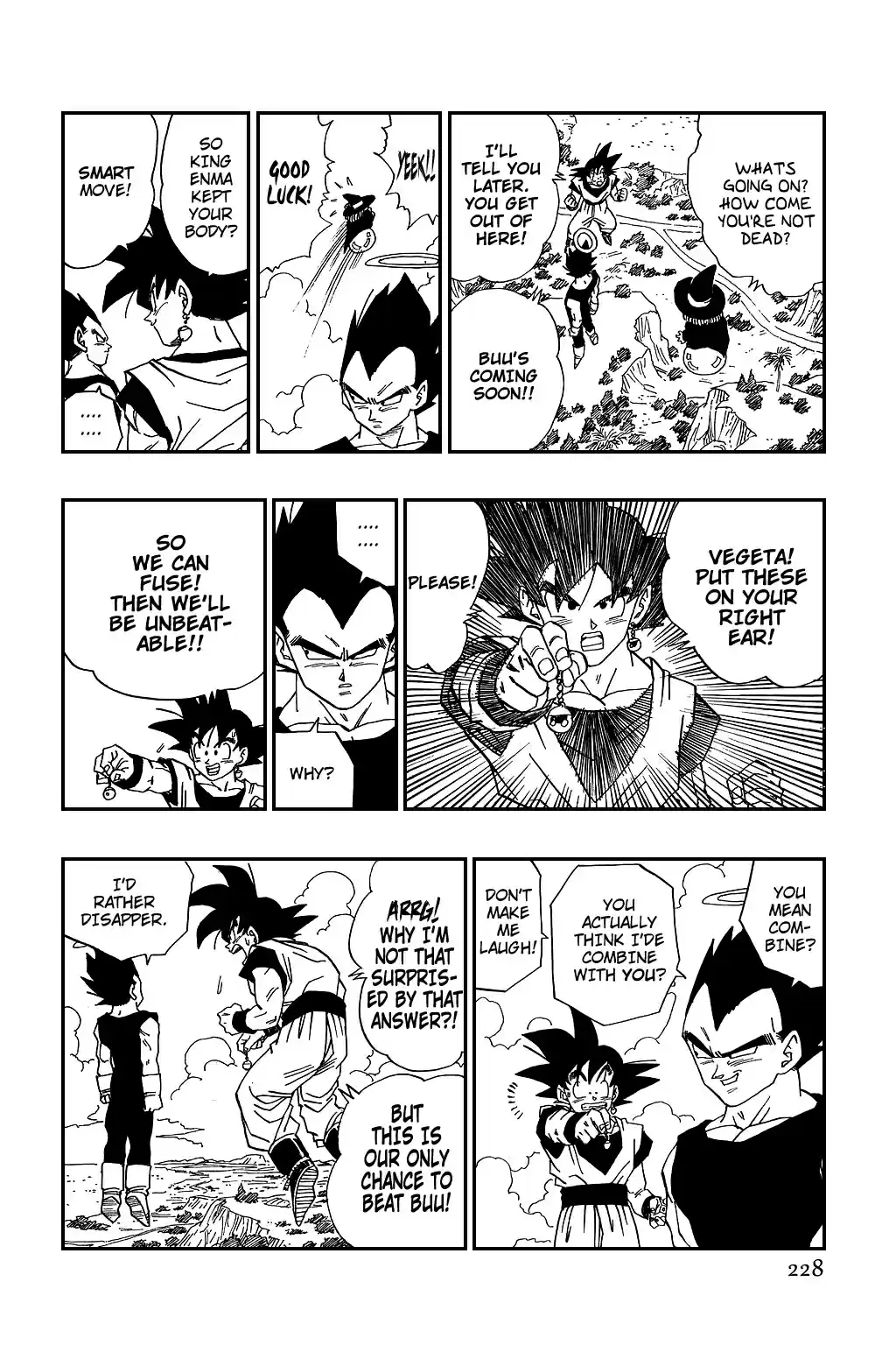 Dragon Ball Vol. 40 Ch. 503 Son Goku's Final Fusion!!