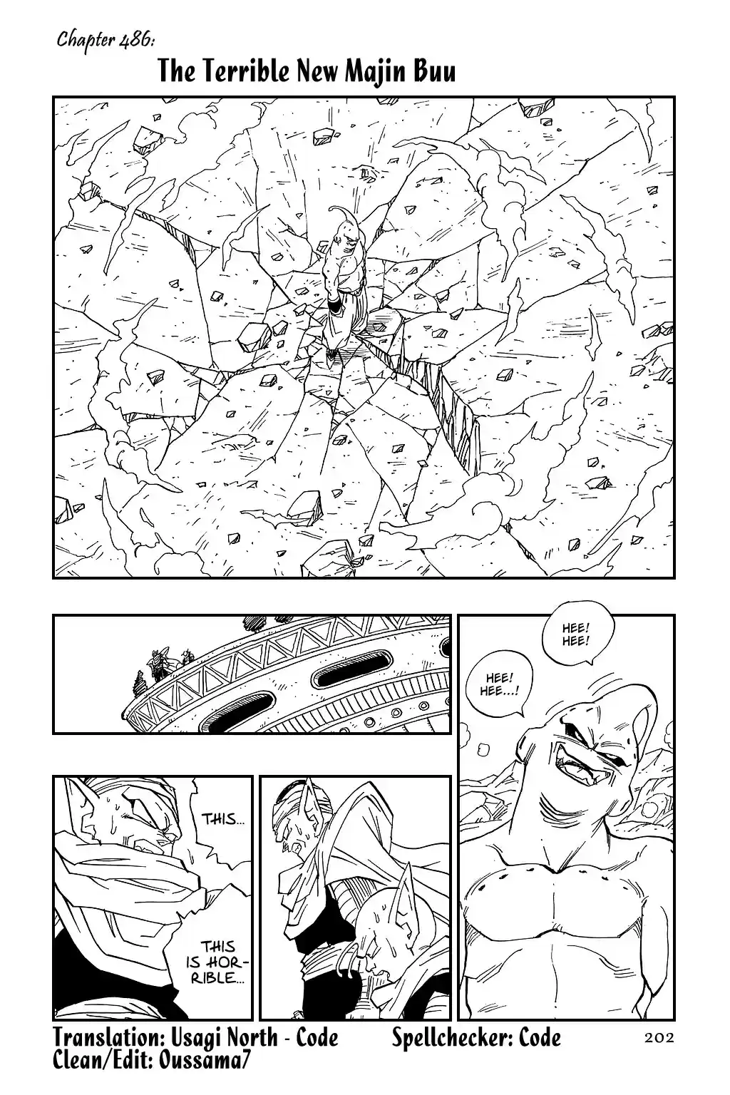 Dragon Ball Vol. 41 Ch. 486 The Terrible New Majin Buu