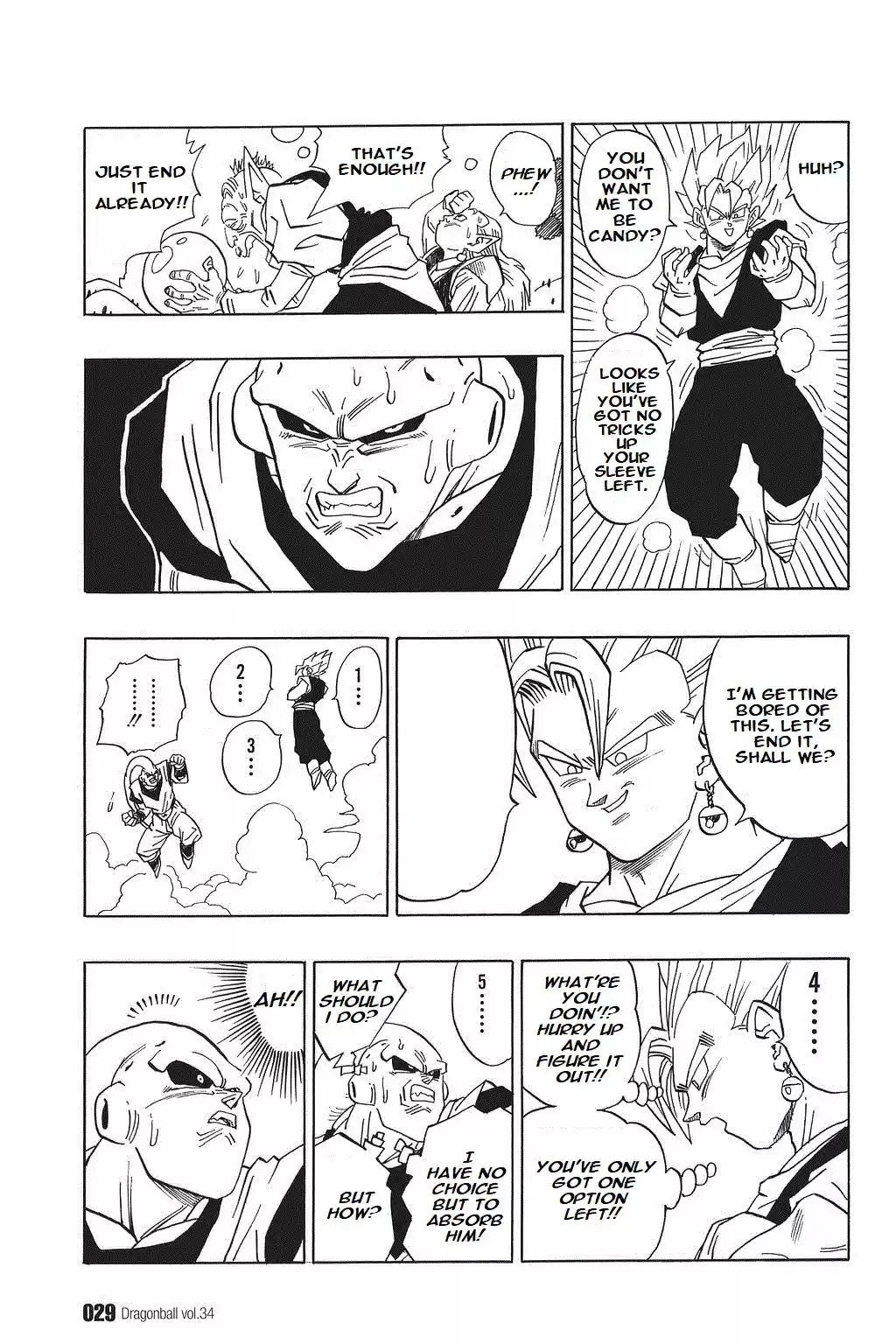 Dragon Ball Vol. 42 Ch. 505 Vegetto the Instigator