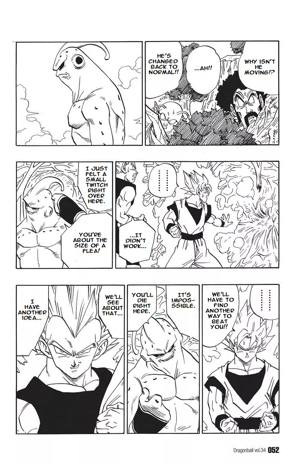 Dragon Ball Vol. 42 Ch. 507 Boo and Boo Inside of Boo