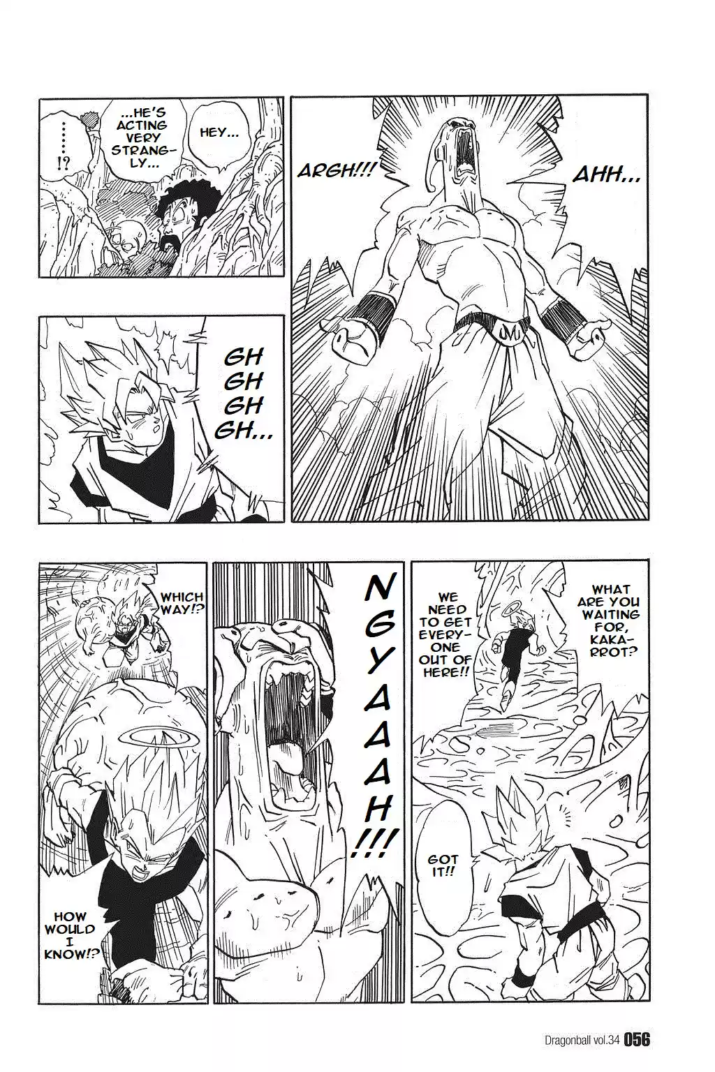 Dragon Ball Vol. 42 Ch. 507 Boo and Boo Inside of Boo