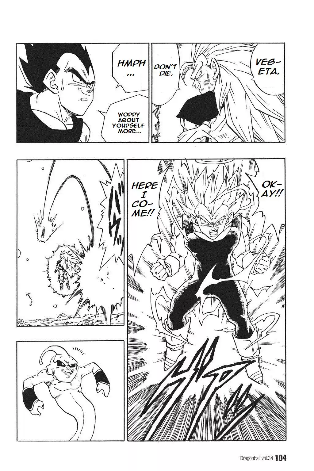 Dragon Ball Vol. 42 Ch. 511 Vegeta Puts His Life on the Line