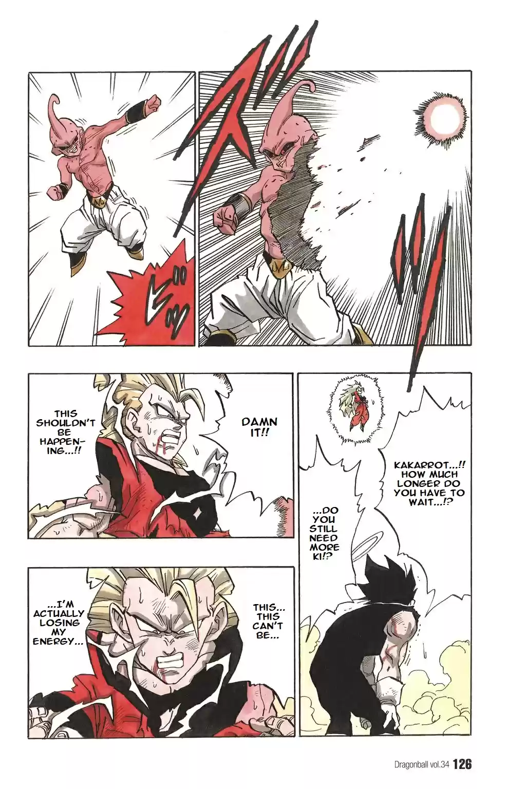 Dragon Ball Vol. 42 Ch. 512 Super Saiyan 3 Vanishes