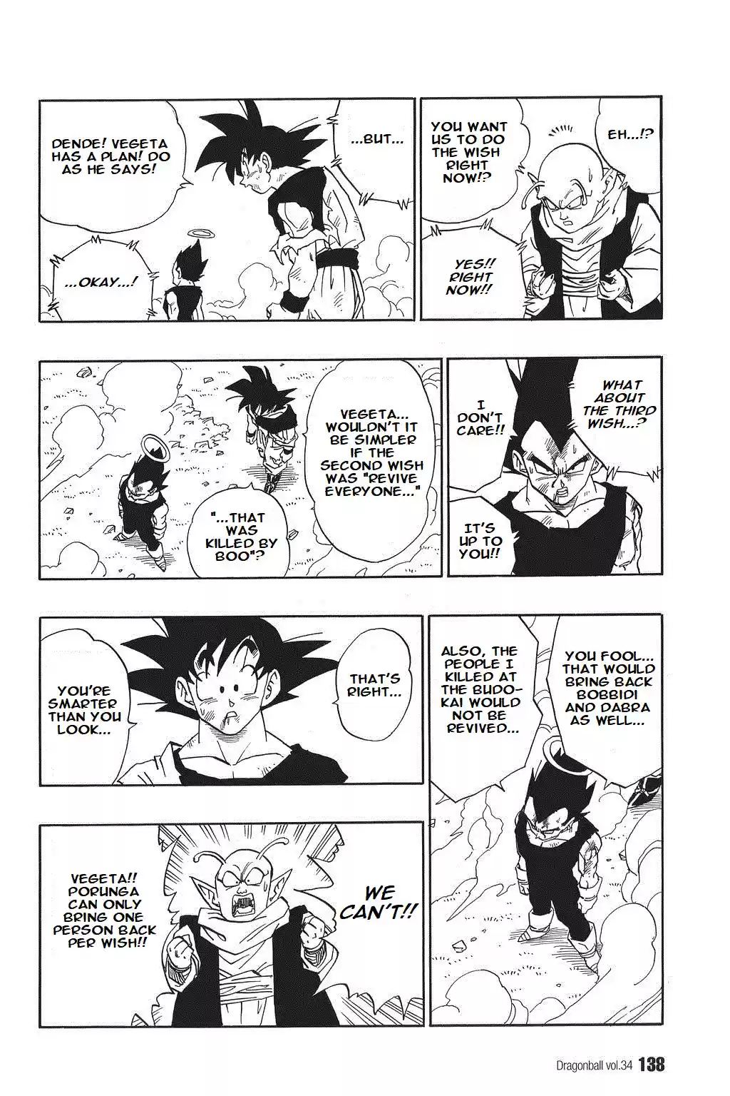 Dragon Ball Vol. 42 Ch. 513 Vegeta's Idea