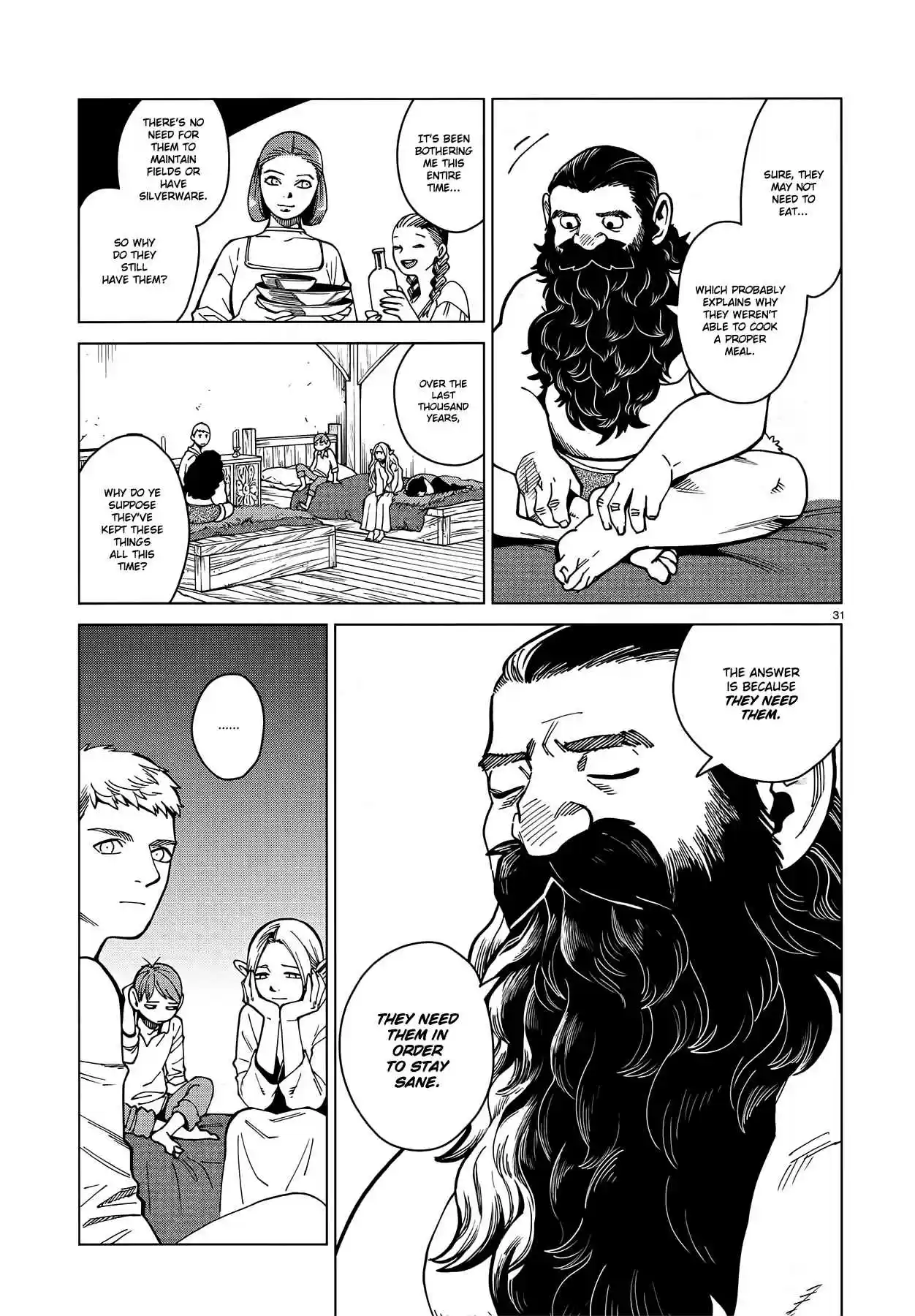 Dungeon Meshi Ch. 46 Golden Land