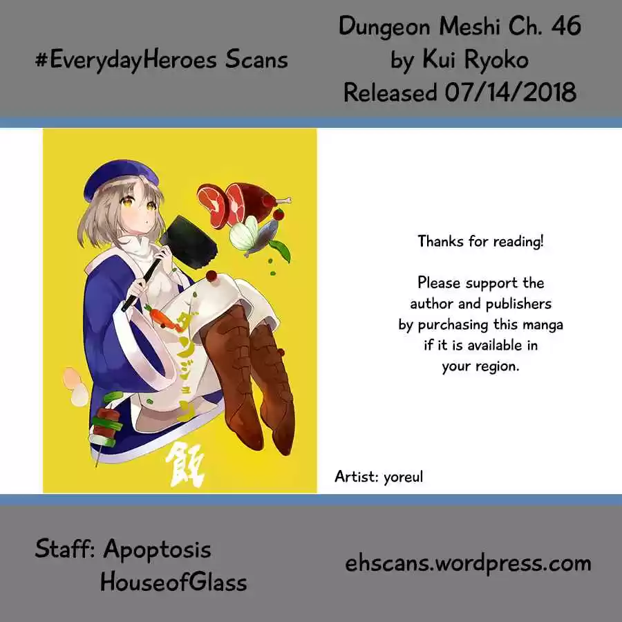 Dungeon Meshi Ch. 46 Golden Land