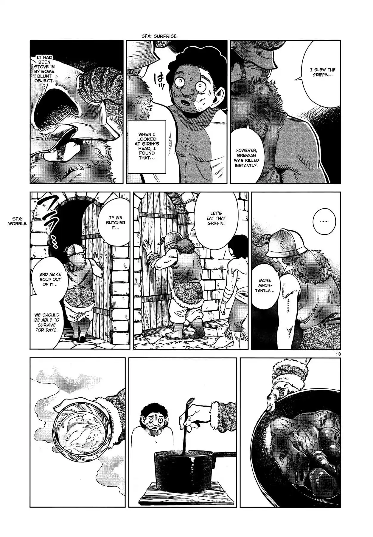 Dungeon Meshi Ch. 49 Griffin Soup