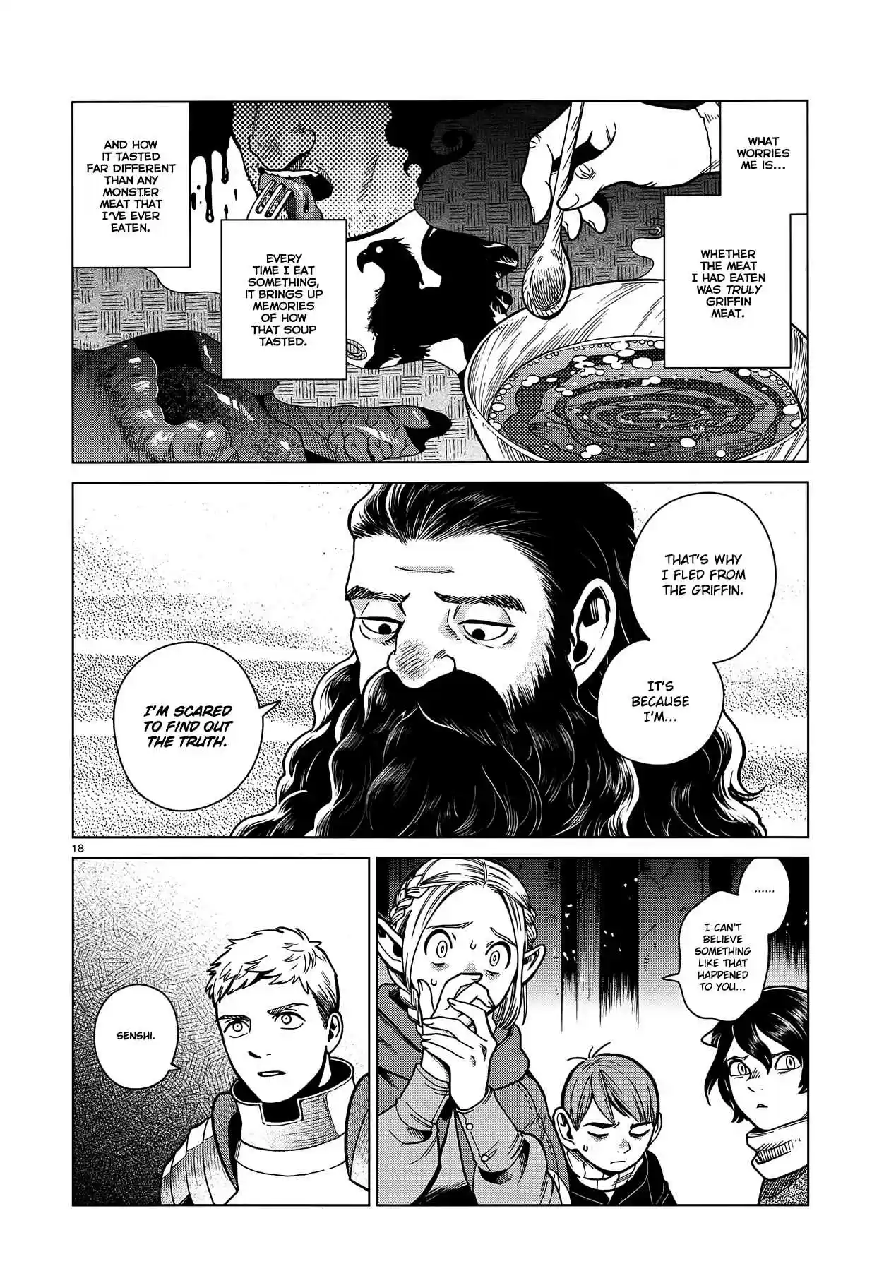 Dungeon Meshi Ch. 49 Griffin Soup