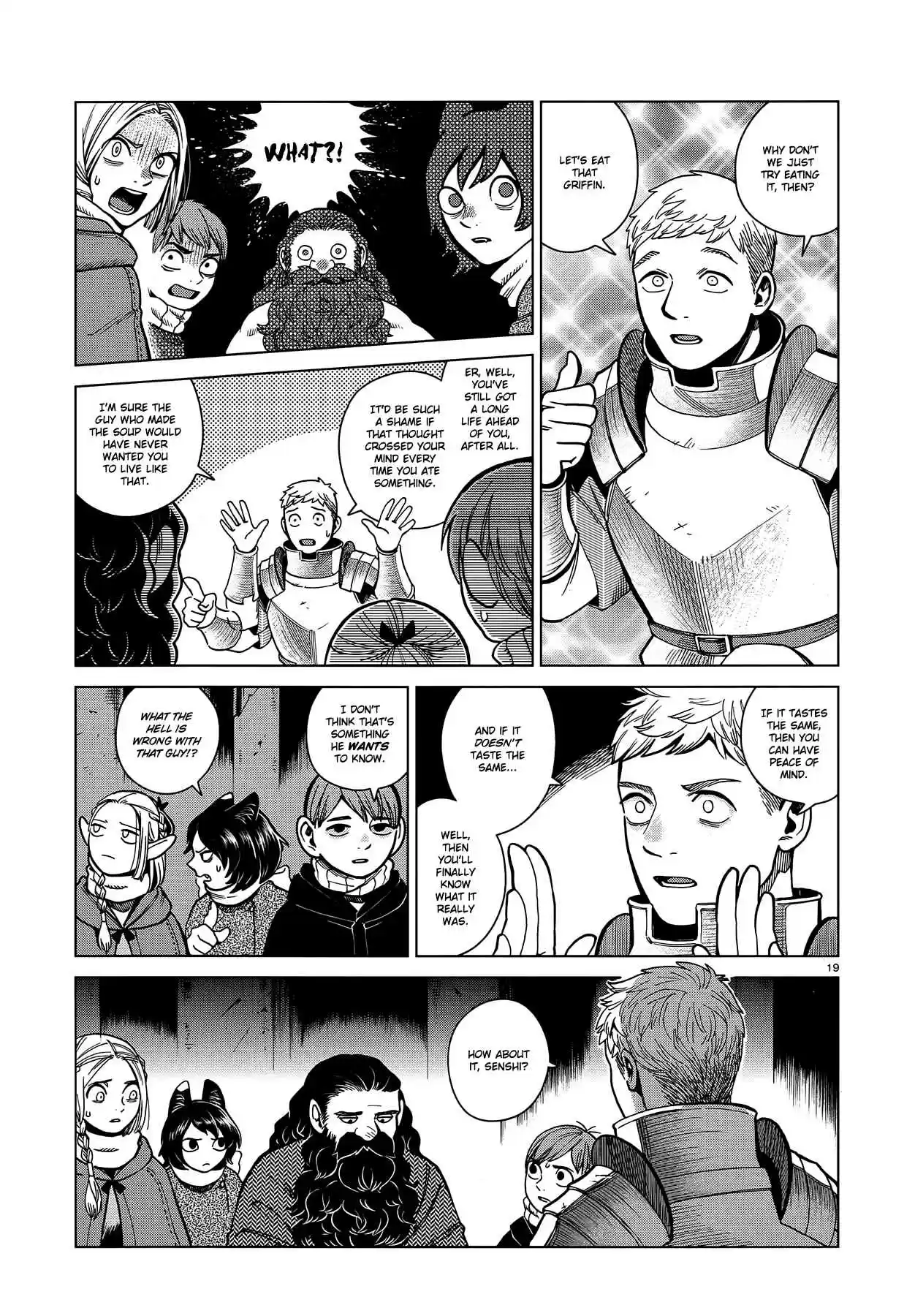 Dungeon Meshi Ch. 49 Griffin Soup