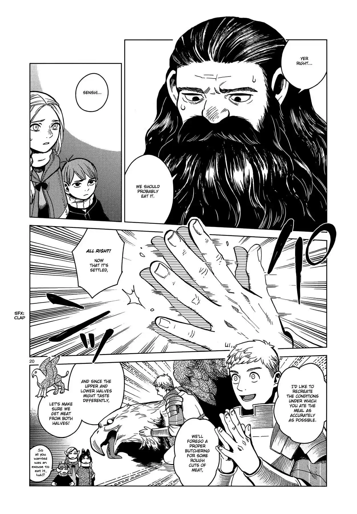 Dungeon Meshi Ch. 49 Griffin Soup