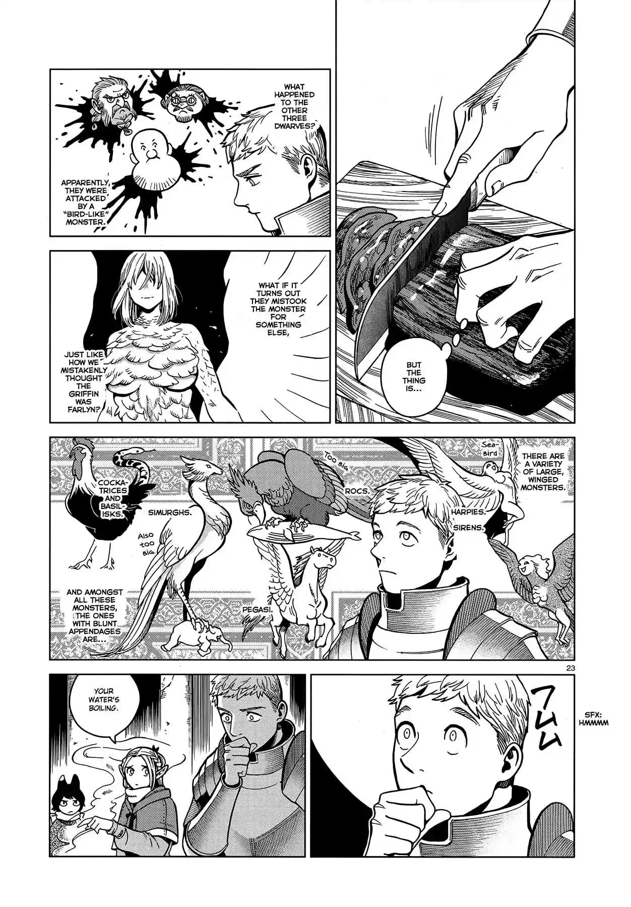Dungeon Meshi Ch. 49 Griffin Soup
