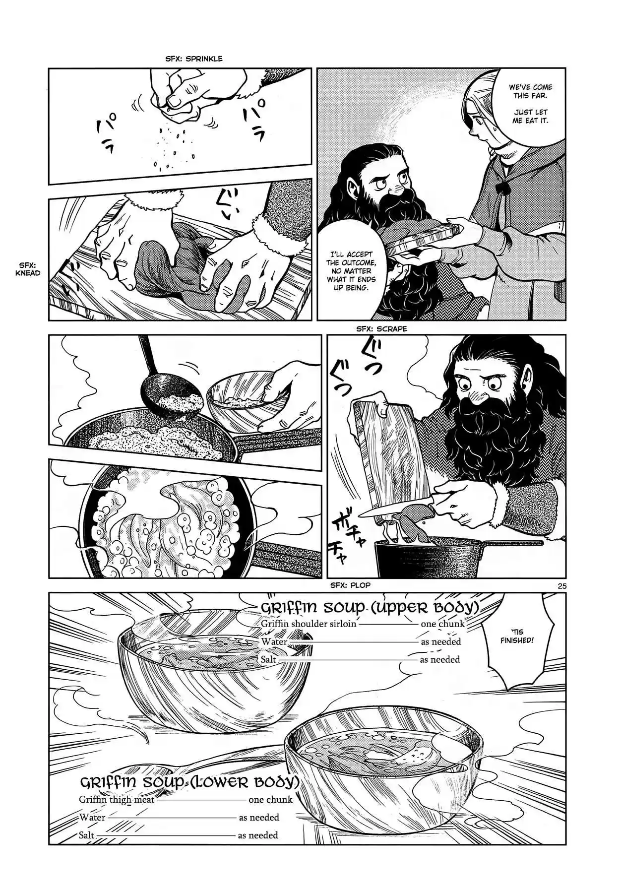 Dungeon Meshi Ch. 49 Griffin Soup
