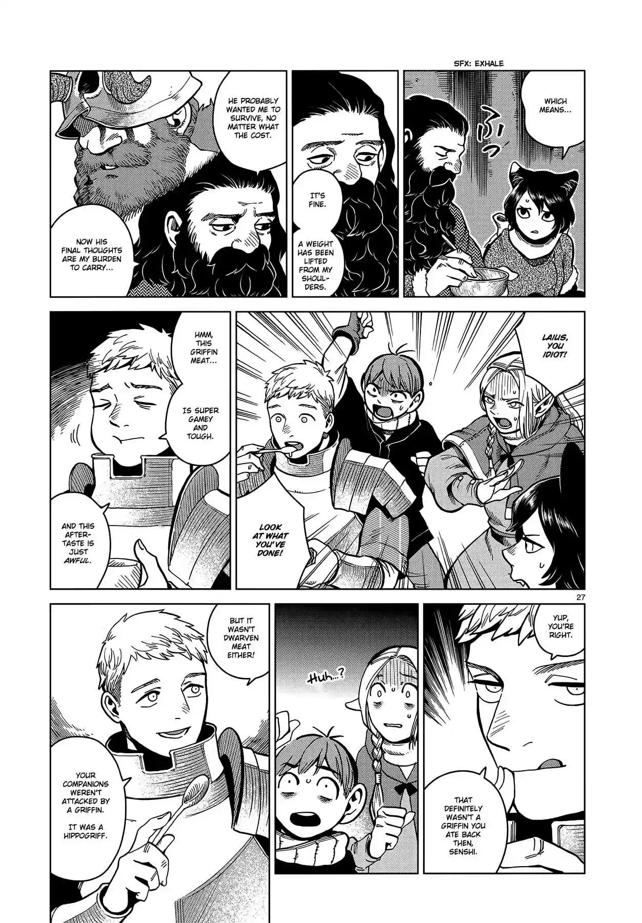 Dungeon Meshi Ch. 49 Griffin Soup