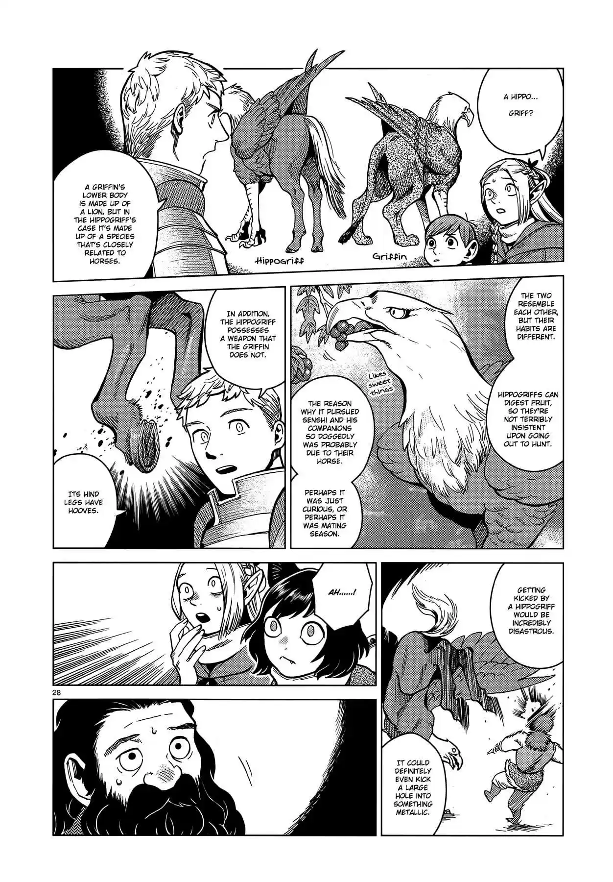 Dungeon Meshi Ch. 49 Griffin Soup