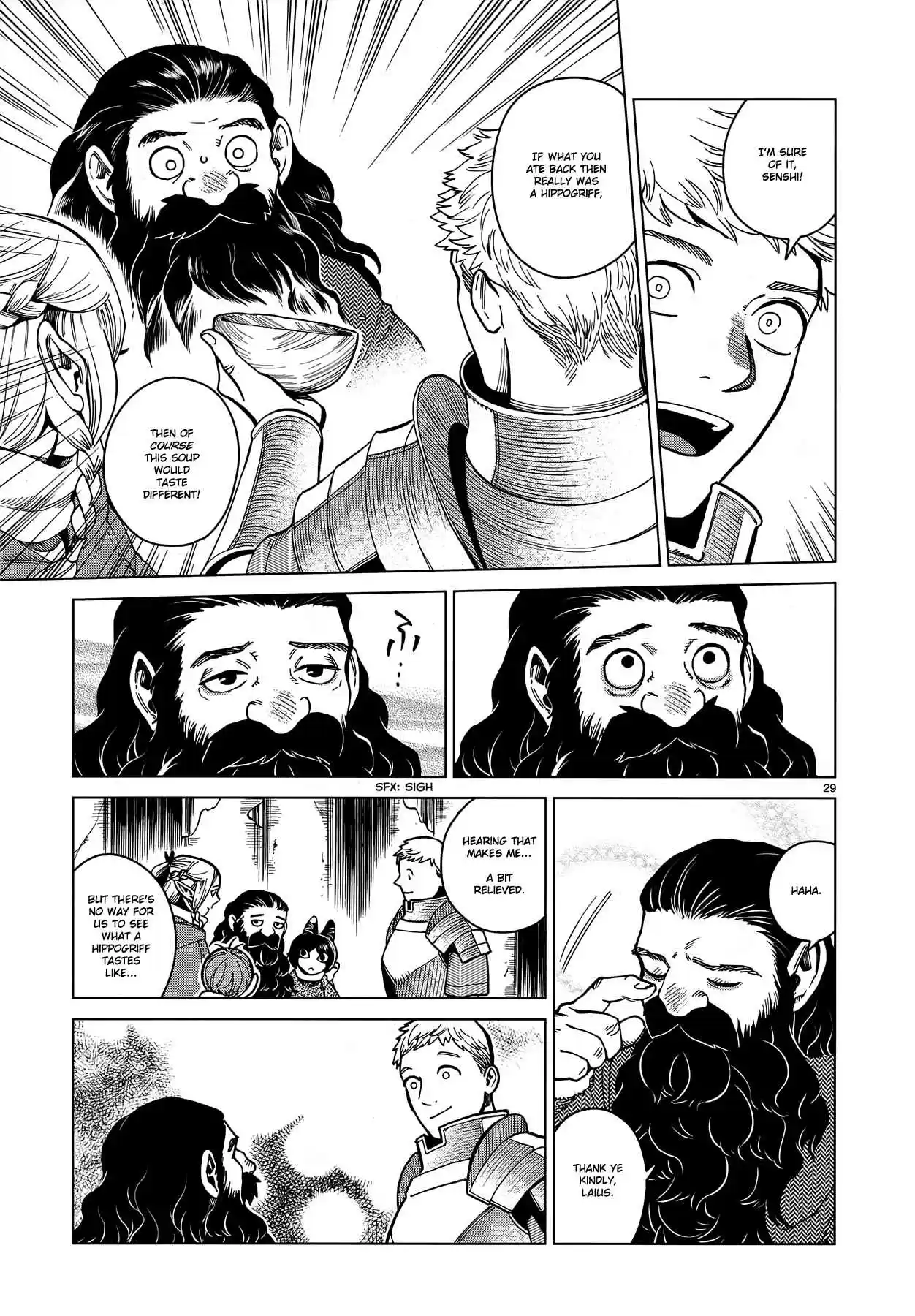Dungeon Meshi Ch. 49 Griffin Soup