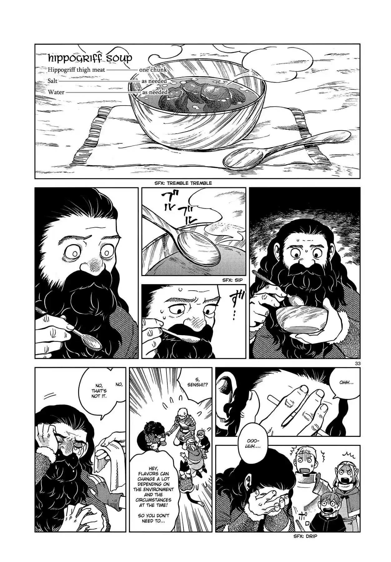 Dungeon Meshi Ch. 49 Griffin Soup