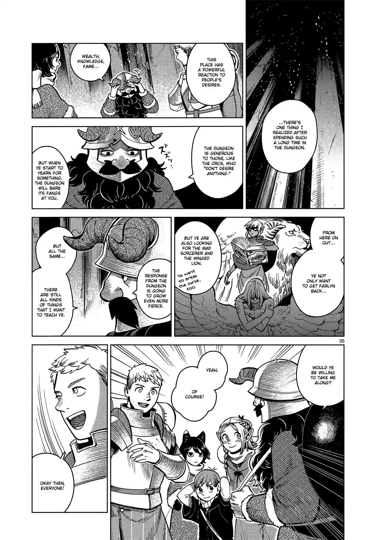 Dungeon Meshi Ch. 49 Griffin Soup