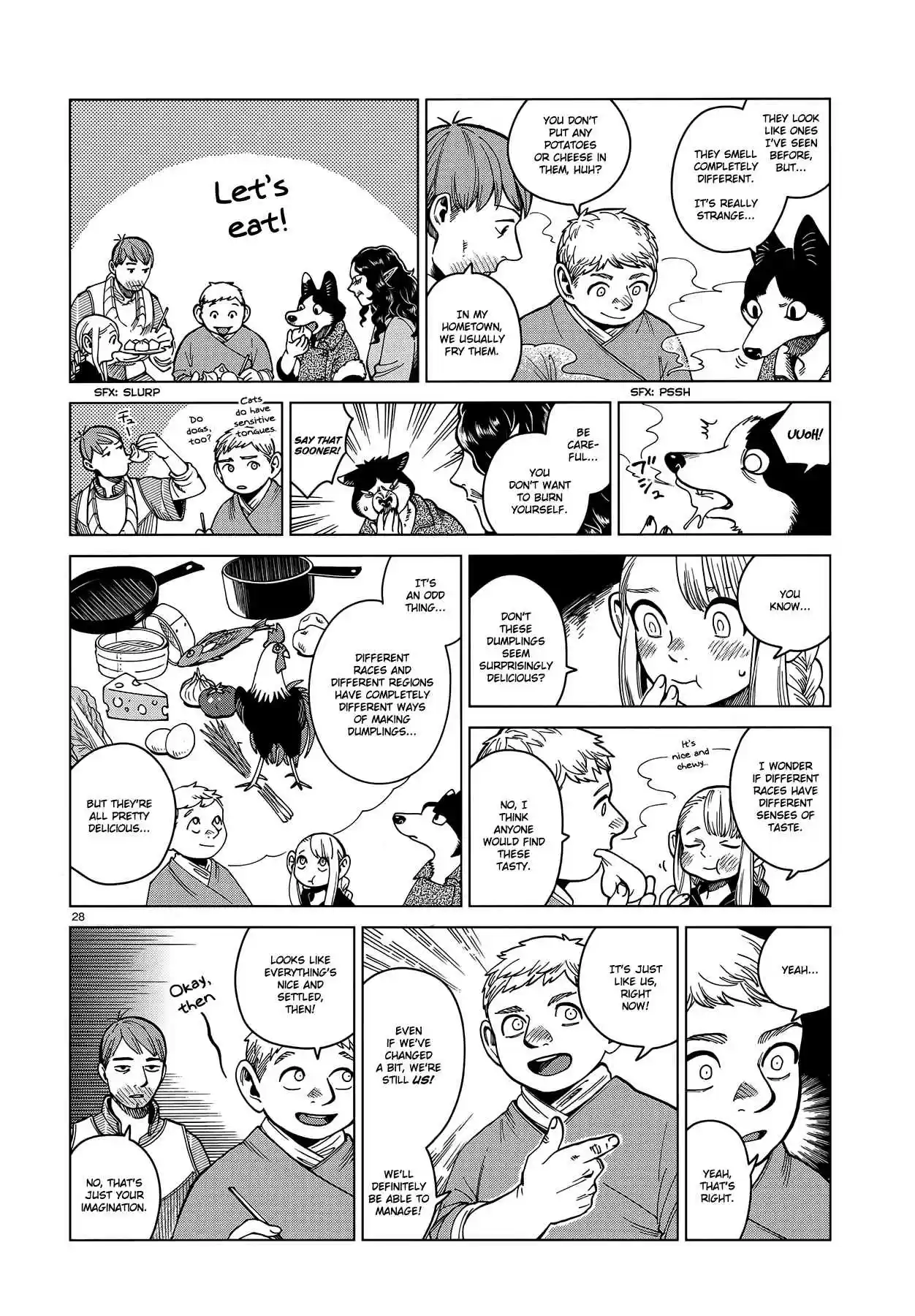 Dungeon Meshi Ch. 50 Dumplings