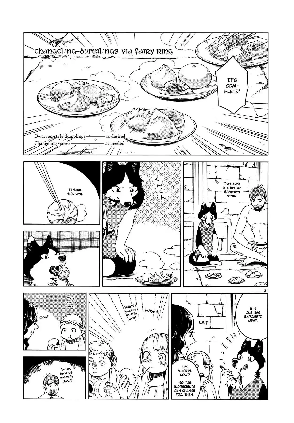 Dungeon Meshi Ch. 51 Dumplings II