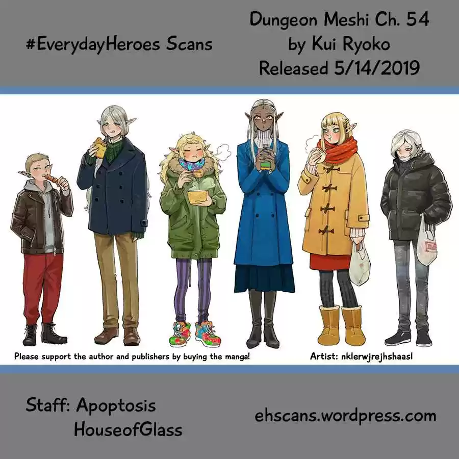 Dungeon Meshi Ch. 54 On the 1st Level, Part II