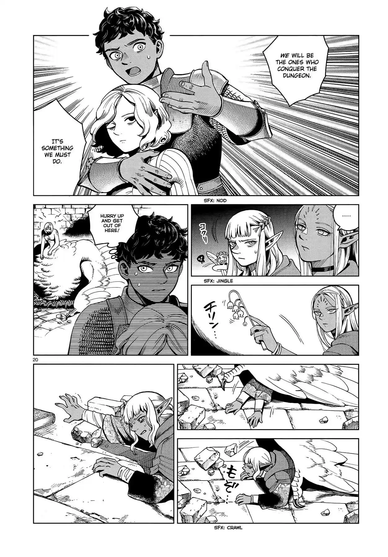 Dungeon Meshi Ch. 55 On the 1st Level, Part III