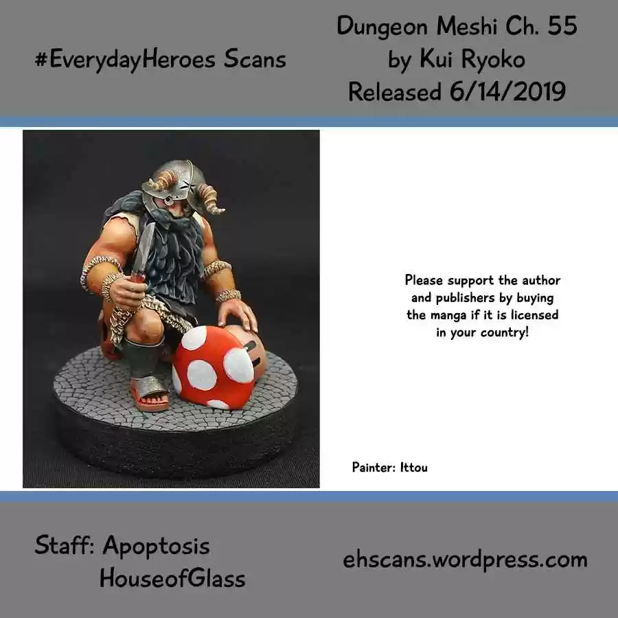 Dungeon Meshi Ch. 55 On the 1st Level, Part III