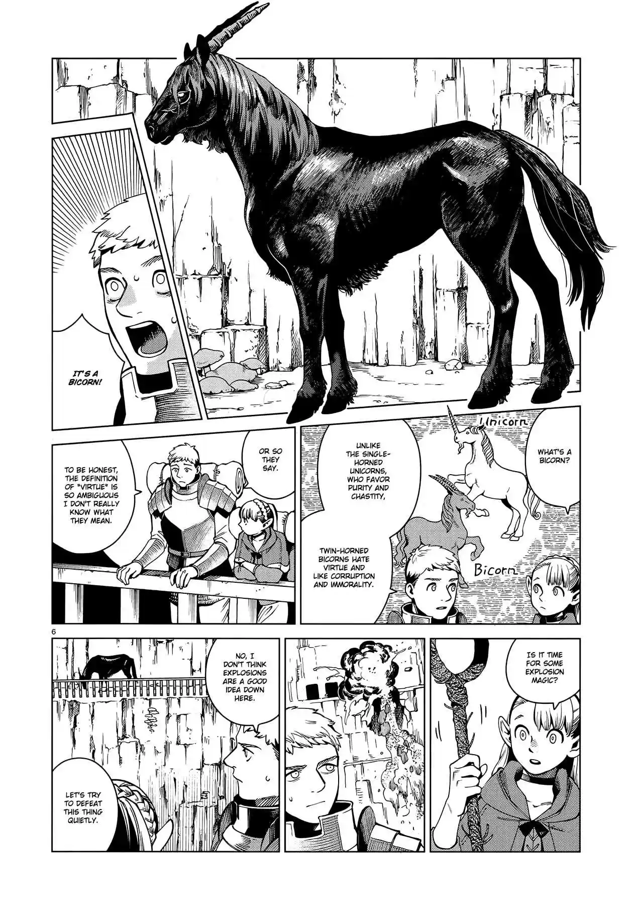 Dungeon Meshi Ch. 56 Bicorn
