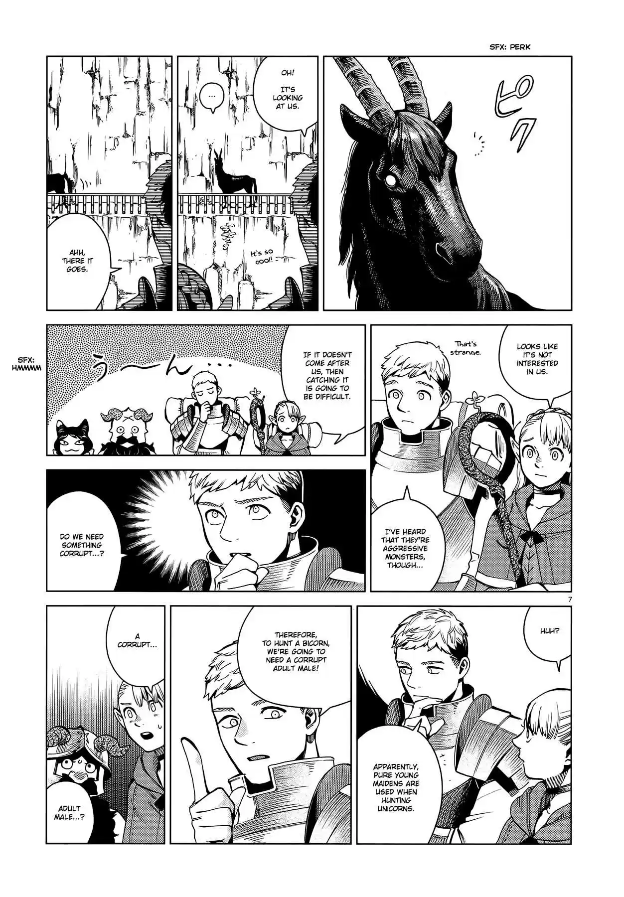 Dungeon Meshi Ch. 56 Bicorn