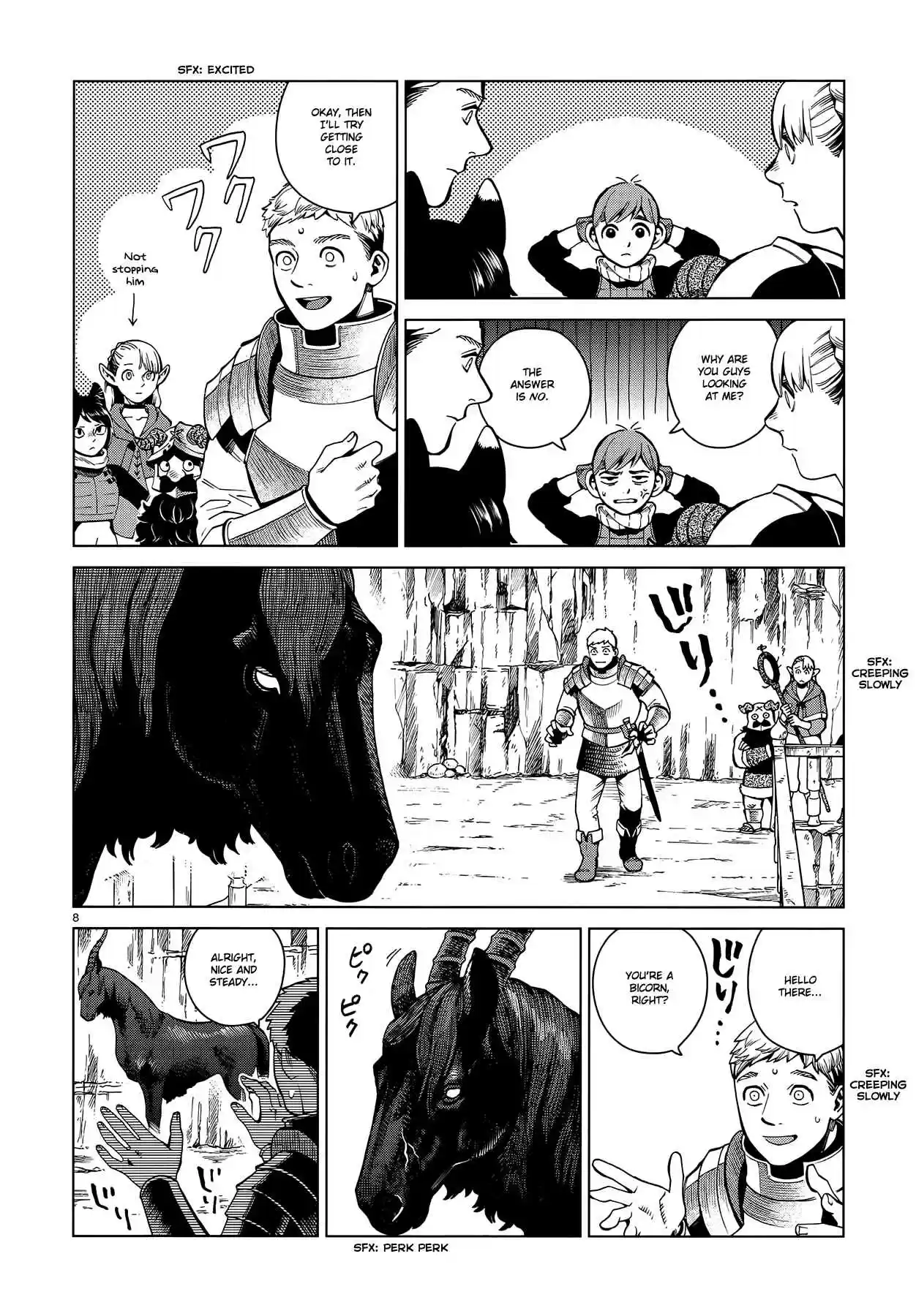 Dungeon Meshi Ch. 56 Bicorn