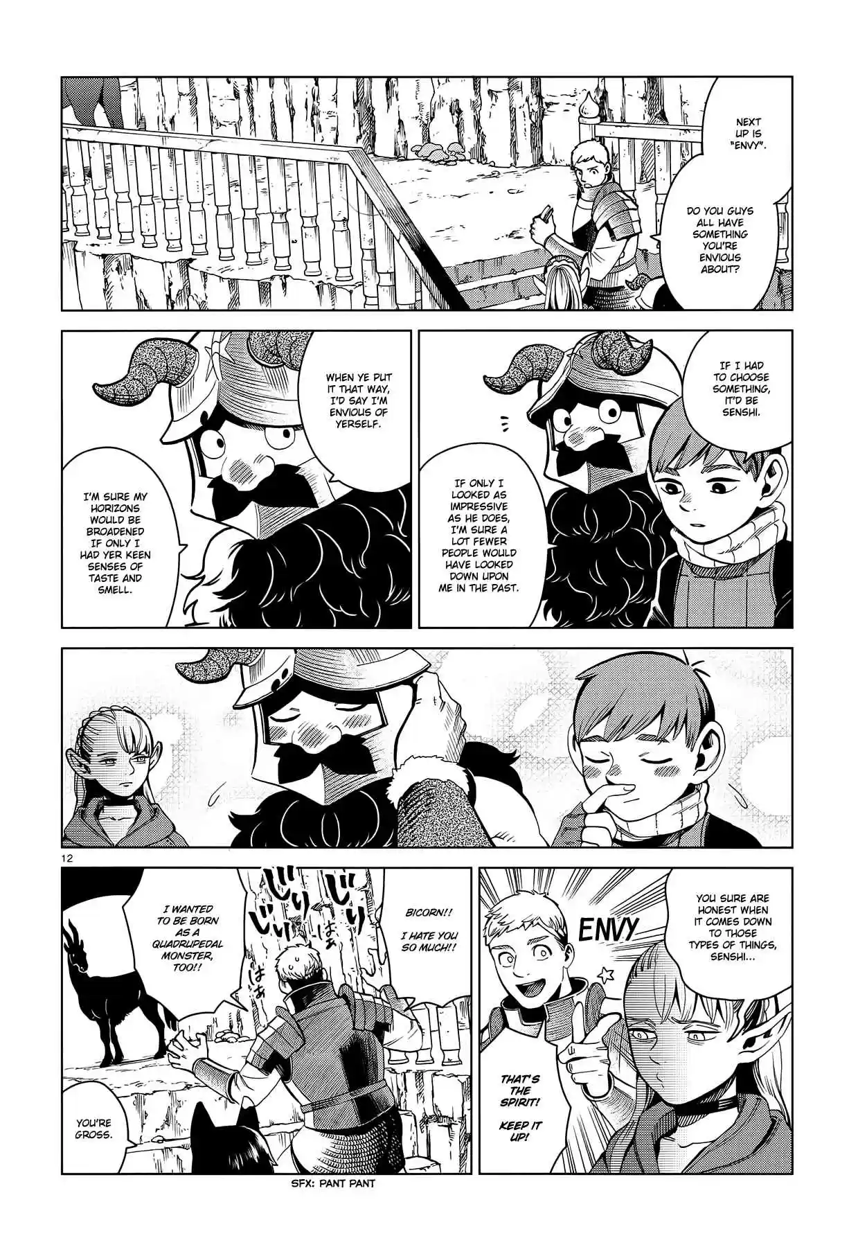 Dungeon Meshi Ch. 56 Bicorn