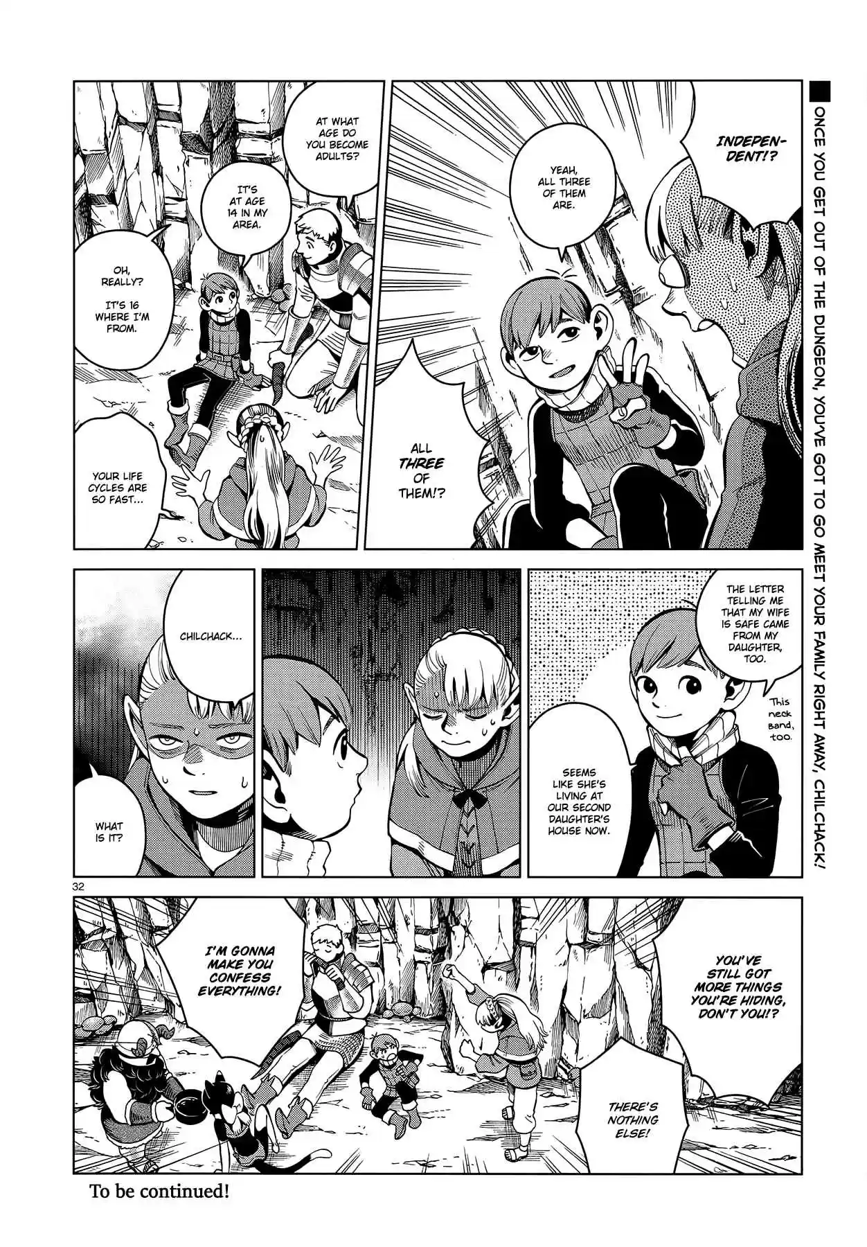 Dungeon Meshi Ch. 56 Bicorn