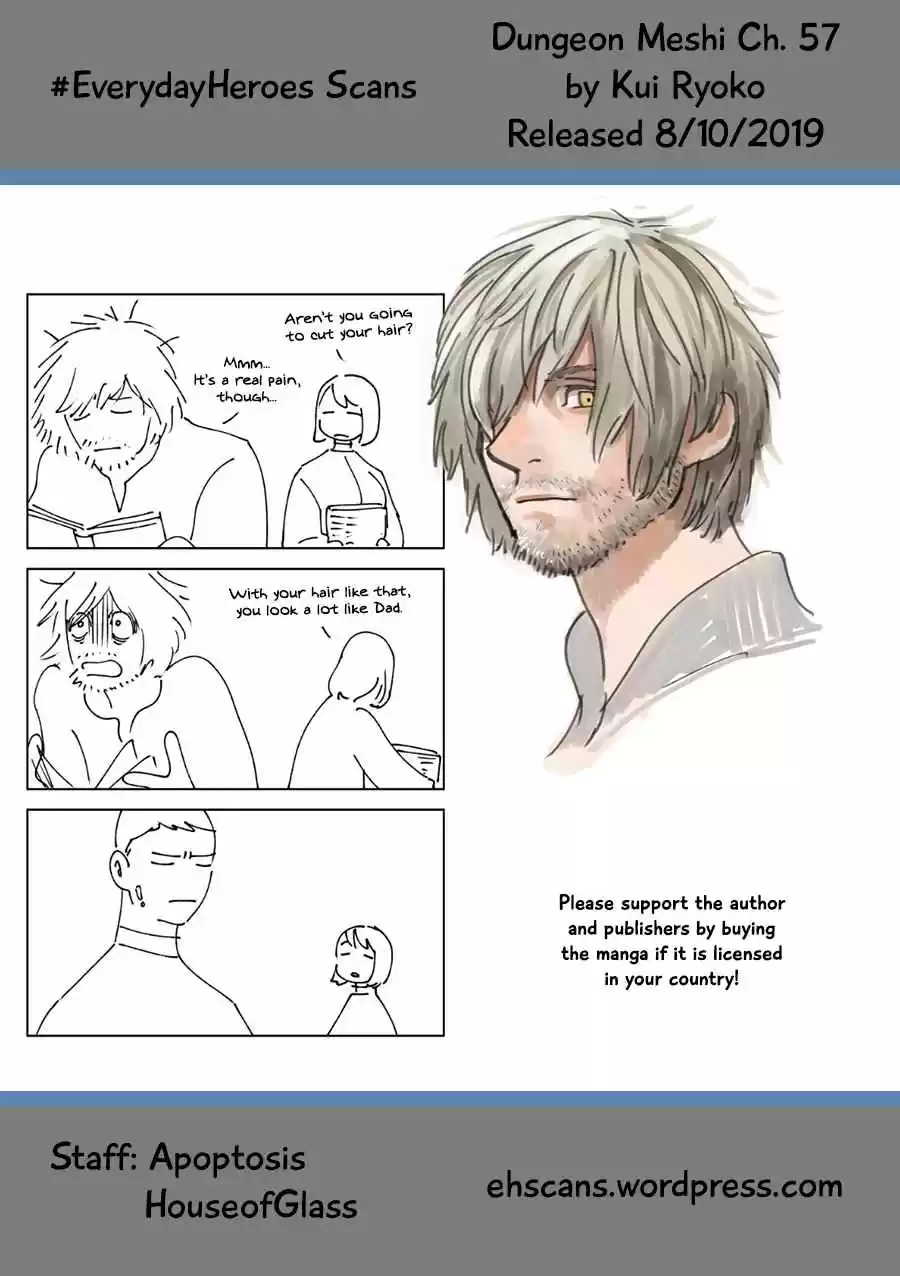 Dungeon Meshi Ch. 57 Stewed Head